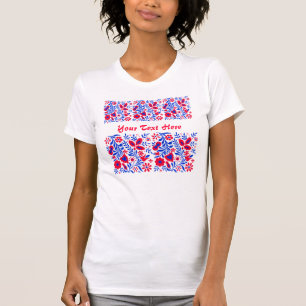 国民色のスロベニアのモチーフのTシャツ Tシャツ