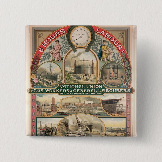 国民連合 缶バッジ (正面)