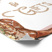 国水カラーフローラブーツカード&ギフト ポスター (角)