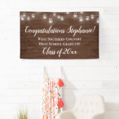 国灯卒業式パーソナライズされたバナー記号 横断幕 (インサイチュ)