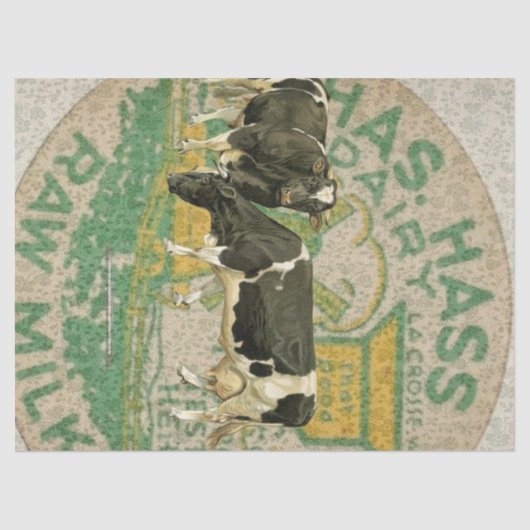 国牛Decoupageのティッシュ 薄葉紙 (正面)