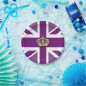 国王と連合の愛国者 ペーパープレート (パーティー)