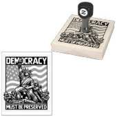 国王の民主主義救なし ラバースタンプ (押印)