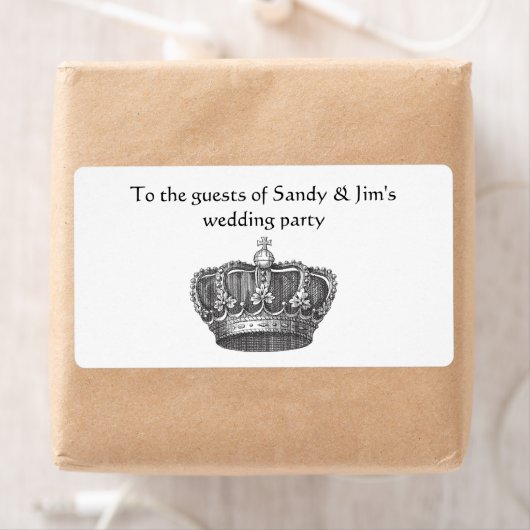 国王の王冠 ラベル (インサイチュ)