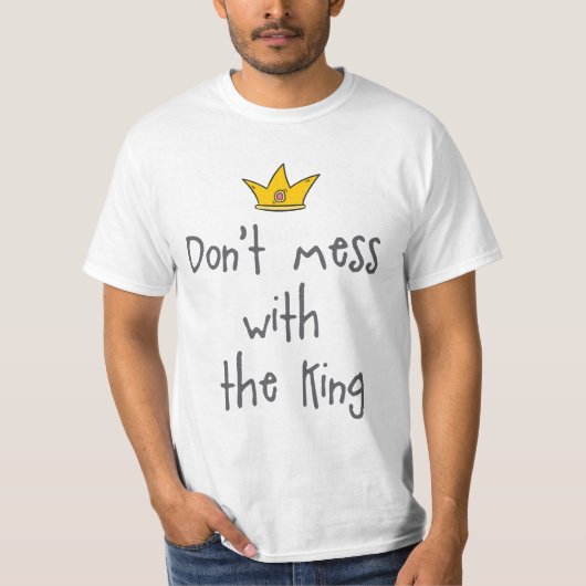 国王を汚すな Tシャツ (正面)