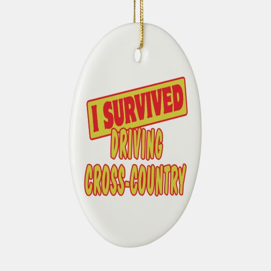 国生き延びを超えて運転する セラミックオーナメント (右)