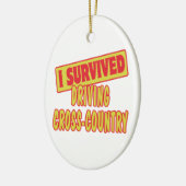 国生き延びを超えて運転する セラミックオーナメント (左)