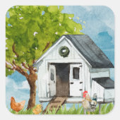 国生活ステッカー スクエアシール (正面)