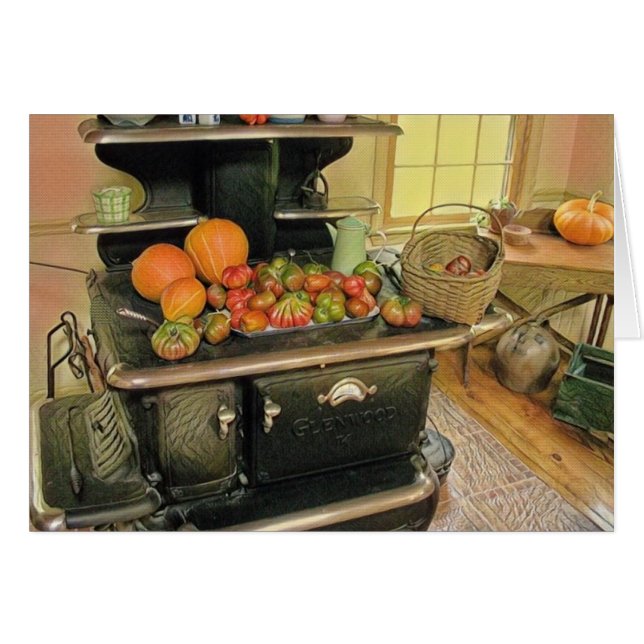 国産の薪ストーブ (正面横)