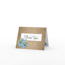 国産の麻と花の折りたたみありがとうカード