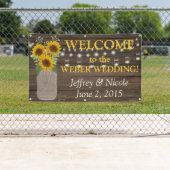 国産ひまわりカスタムウェディングバナー 横断幕 (インサイチュ)