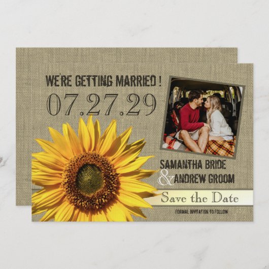 国産ひまわり保存日 セーブザデート (正面/裏面)