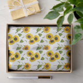 国産ひまわり切り離し小さな要素 薄葉紙 (ギフト)