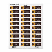 国産ひまわり結婚のラベル ラベル (フルシート)