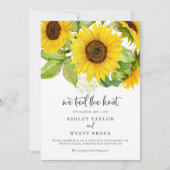 国産ひまわり駆け落ち宣言 案内状 (正面)