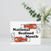 国産シーフード月 ポストカード (スタンド正面)