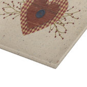 国産ハートガラス製切削板 カッティングボード (角)