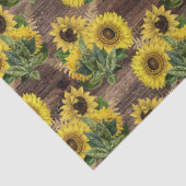 国産フェイクのヒマワリ模様パーティー 薄葉紙 (詳細)