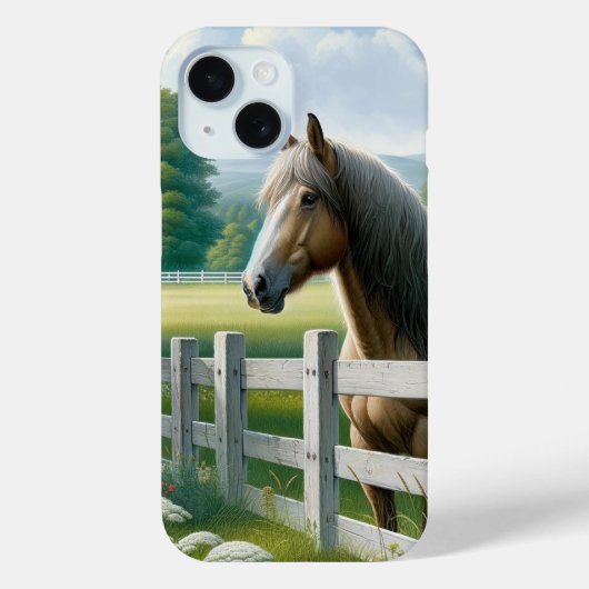 国産ポニーの馬の誕生日パーティー Case-Mate iPhoneケース (裏面)