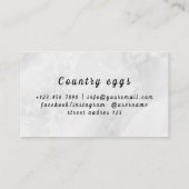 国産卵の名刺 名刺 (裏面)