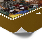 国産品賞パーソナライズされた ポスター (角)