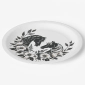 国産婚礼の馬 ペーパープレート (アングル)