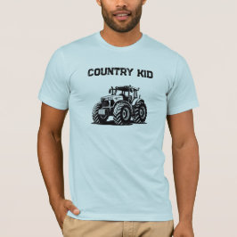 国産少年トラクターシャツ　農村生活Tシャツ Tシャツ