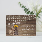 国産木樽ひまわり - レセプション 招待状 (スタンド正面)