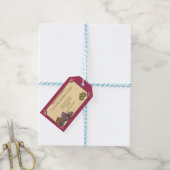 国産焼いた品ラベル ギフトタグ (より糸つき)