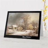 国産農場のクリスマス　イエス　聖書　大きなカード カード (黄色い花)