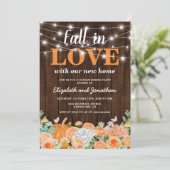 国秋引っ越し祝いパーティーパーティー 招待状 (スタンド正面)