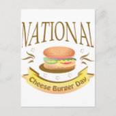 国立チーズバーガー日看板はがき ポストカード (正面)