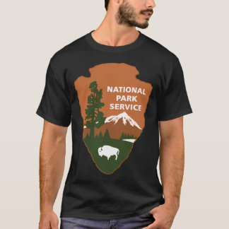 国立パークサービスロゴ Tシャツ