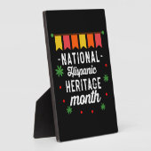 国立ヒスパニック伝統月おもしろい贈り物 フォトプラーク (側面)