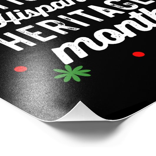 国立ヒスパニック伝統月おもしろい贈り物 フォトプリント (角)