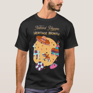 国立ヒスパニック伝統月文化 Tシャツ