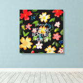 国立ヒスパニック伝統月 キャンバスプリント (インサイチュ (ウッドフロア))