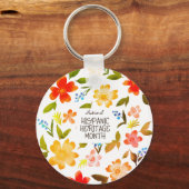 国立ヒスパニック伝統月 キーホルダー (正面)