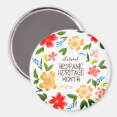 国立ヒスパニック伝統月 マグネット (正面/裏面)