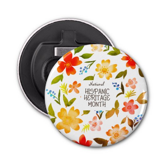 国立ヒスパニック伝統月 栓抜き (正面)