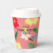 国立ヒスパニック伝統月 紙コップ (正面)