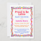 国立ヒスパニック伝統 | 赤ちゃんシャワー 招待状 (正面)