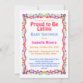 国立ヒスパニック伝統 | 赤ちゃんシャワー 招待状