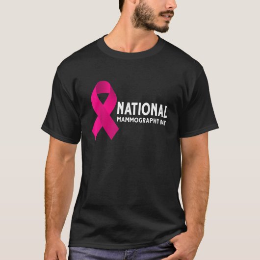 国立マンモグラフィー記念日 Tシャツ (正面)
