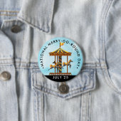 国立メリー囲碁の日黒馬 缶バッジ (インサイチュ)