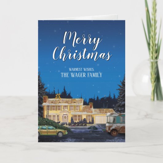 国立ランポオンのクリスマス シーズンカード (正面)