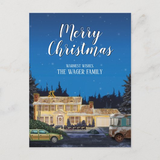 国立ランポオンのクリスマス シーズンポストカード (正面)