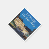 国立ランポオンのクリスマス スタンダードカクテルナプキン (角)