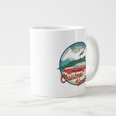 国立ランポンのクリスマスバケーションバッジ ジャンボコーヒーマグカップ (正面右)