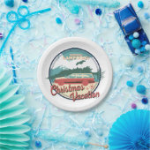 国立ランポンのクリスマスバケーションバッジ ペーパープレート (パーティー)